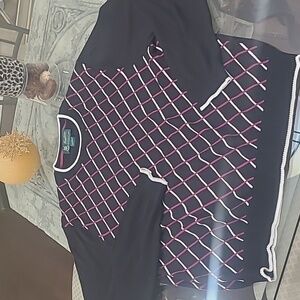 Brooks Brothers St. Andrews Links Golf Pullover Sweater Diamonds Black Men's Lo